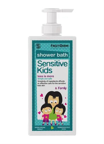 Frezyderm Sensitive Kids Shower Bath & Family – Απαλό Καθαριστικό για Παιδιά & Οικογένεια 250ml